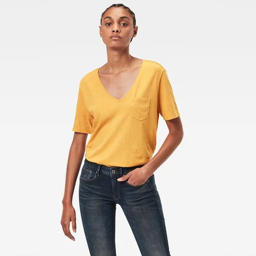 G-star T-shirt - Core ovvela v t wmn s\s yellow