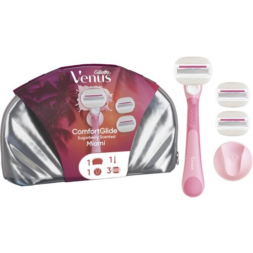Gillette Venus Comfortglide Sugarberry Miami Gift Set darilni set za ženske Cene