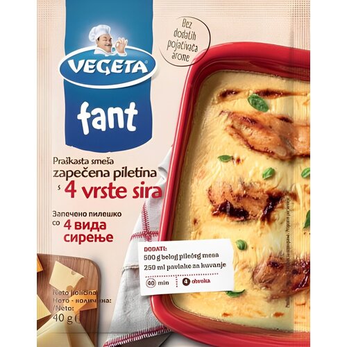 Vegeta Dodatak Fant piletina 4 vrste sira 40g Cene
