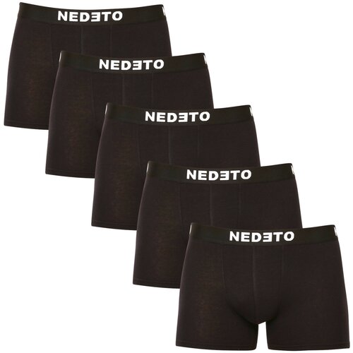Nedeto 5PACK men's boxers black Cene