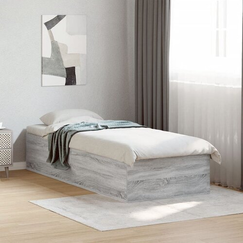 Furnova Posteljni okvir siva sonoma 75x190 cm inženirski les, (21934247) Slike