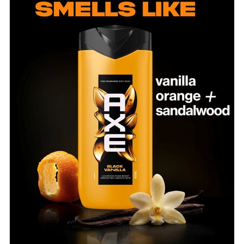 Axe Premium Black Vanilla gel za tu&amp;scaron;iranje za mu&amp;scaron;karce 400 ml Slike