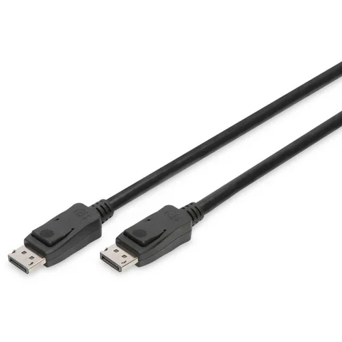 Digitus DisplayPort Priključni kabel [1x Muški konektor DisplayPort - 1x Muški konektor DisplayPort] 2 m Crna