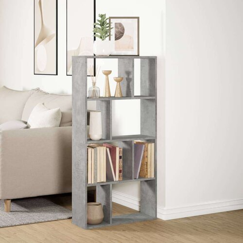 vidaXL Regal za knjige boja betona 60x20x120 cm konstruirano drvo Cene