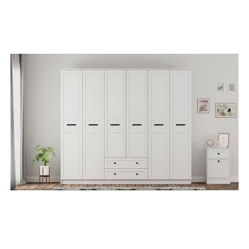 Hanah home Ormar Rb-168-01-007, 210x210x52 cm, Bijeli Cene