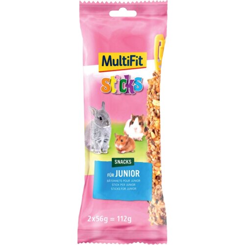 MultiFit Pribolj&scaron;ek Sticks Junior za mlade kunce in glodavce 112 g Cene