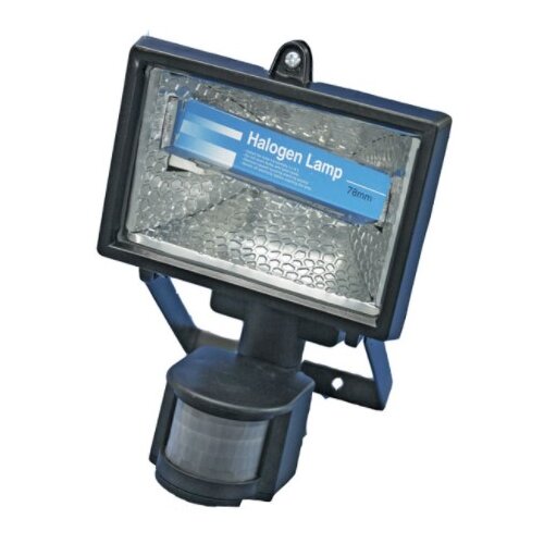 Elit Halogeni reflektor sa senzorom crni Cene