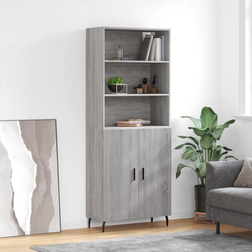  Visoka komoda siva sonome 69,5x34x180 cm od konstruiranog drva Cijene