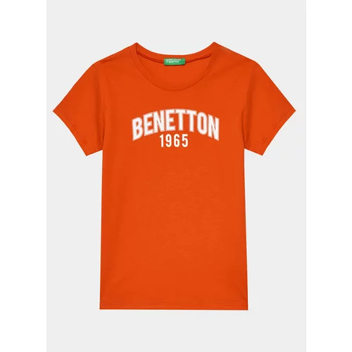 United Colors Of Benetton Majica 3096C10H9 Rdeča Regular Fit
