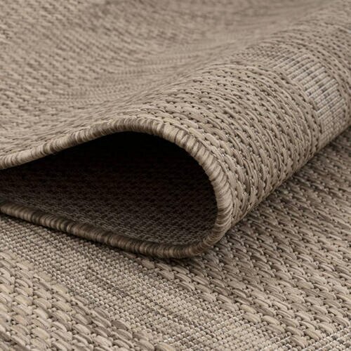 Novel Ravno Tkana Preproga Relax, Rjava, 280x370cm Slike