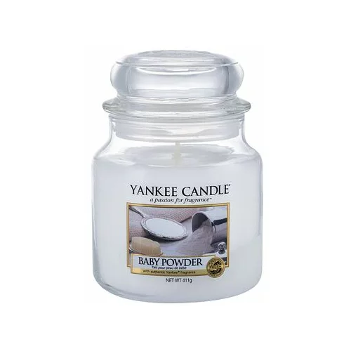 Yankee Candle Baby Powder dišeča svečka 411 g unisex