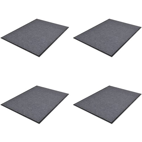 Furnova PVC Predpražniki 4 kosi sivi 90x60 cm, (21911883) Slike