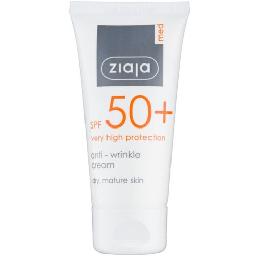Ziaja Med protective anti-wrinkle SPF50+ krema za zaščito pred soncem proti gubam 50 ml za ženske Cene