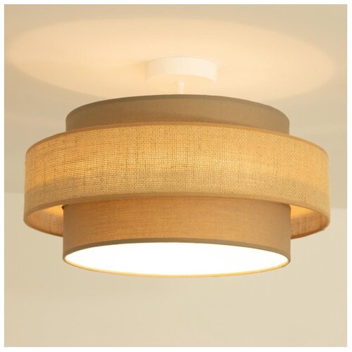Brilagi plafonski luster resna 1xE27/60W/230V, prečnik 40 cm, braon/bež Cene