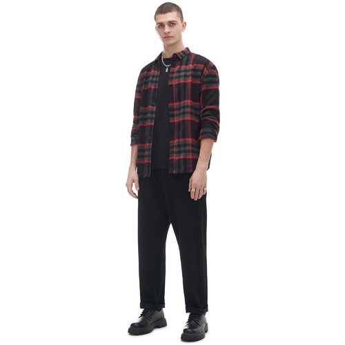 Cropp muška karirana košulja - Crna  4566W-99X Cijene