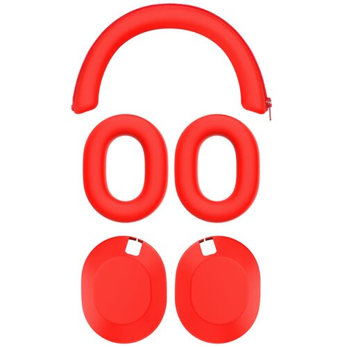 INF Silikonski 3-delni za&scaron;čitni komplet za slu&scaron;alke, primeren za Sony WH-1000XM6 Red, (5000324224) Cene