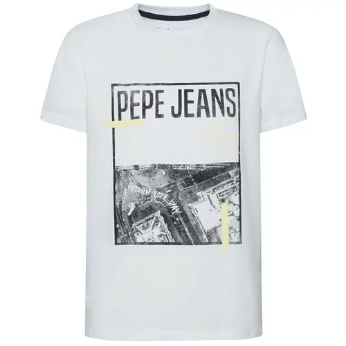 Pepe Jeans majice s kratkimi rokavi - Bela