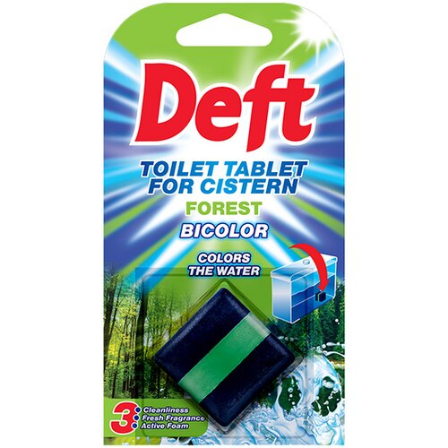 Deft Tabletice za vodokotlić Bicolor 50 g Forest Slike