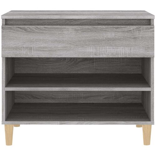  Ormarić za cipele boja hrasta 70 x 36 x 60 cm konstruirano drvo Siva Slike