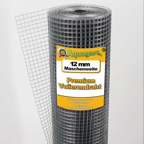 Aquagart 120 m x 1 m žična mreža za ptičarje, varjena žična ograja, vroče pocinkana, (22076017) Cene