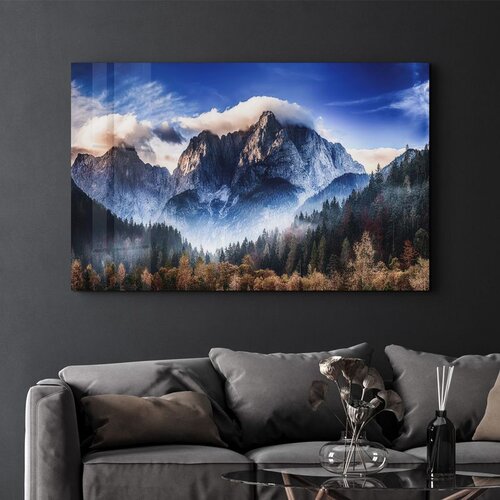 WALLXPERT Dekorativna slika na kaljenom staklu, 35x55cm, Šareno Cene