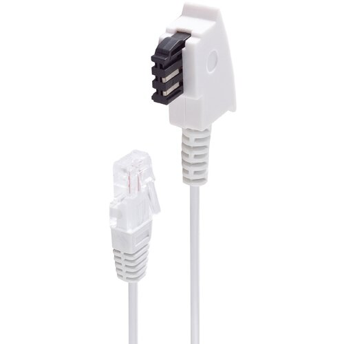 Shiverpeaks basic-s telefonski priključni kabel tae-f vtič na vtič RJ45\, usmerjevalni kabel dsl vdsl\, bel\, 0\,5 m dsl priključni kabel [1x moški konektor tae-f - 1x RJ45 vtič, (20411150) Cene