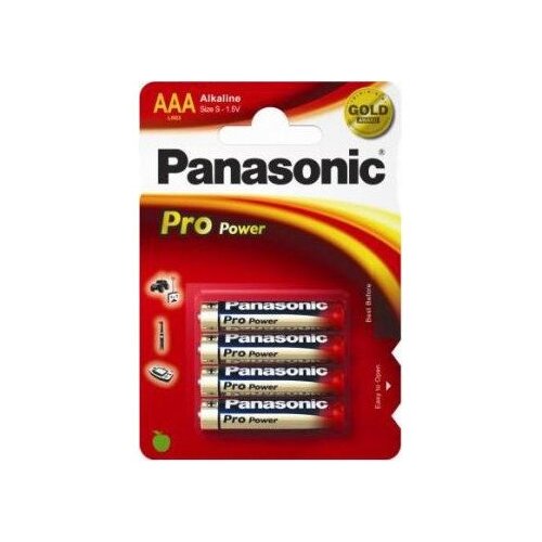 Panasonic baterije LR03PPG/4BP Alkaline Pro Power Slike