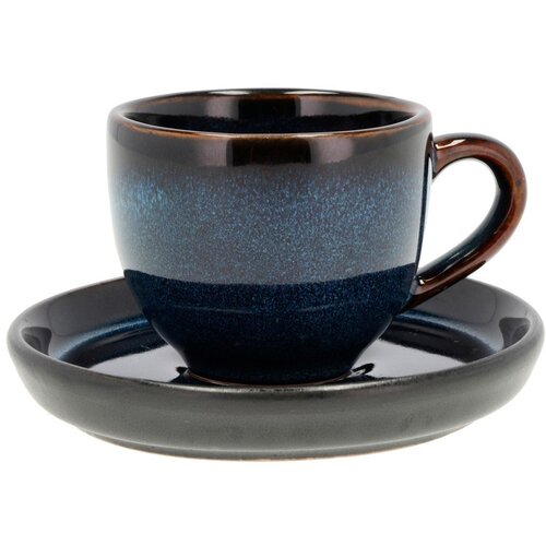 Bitz Crna/plava keramička šalica za espresso 70 ml Dark Blue/Black – Cijene