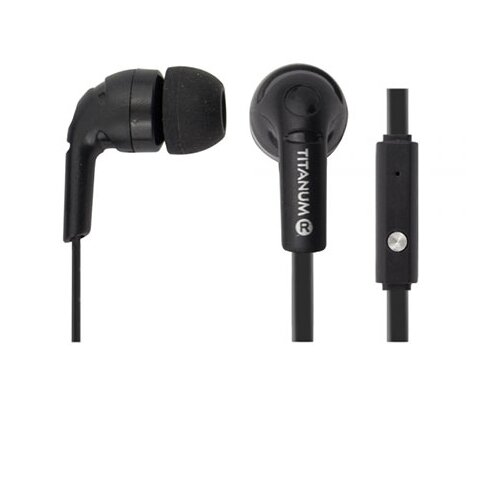  Slušalice sa mikrofonom TITANUM, In-Ear, black, TH109K Cijene