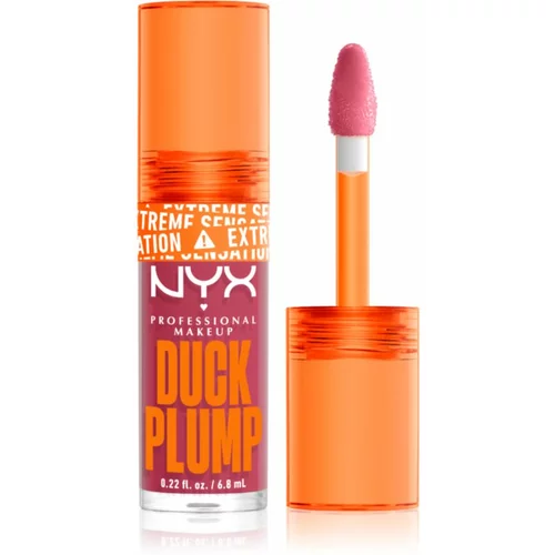 NYX Professional Makeup Duck Plump sijaj za ustnice z učinkom povečanja odtenek 09 Strike A Rose 6,8 ml