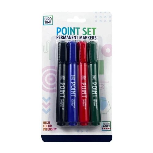 Biro time point 717 markeri permanentni blister 4k ( 415092 ) Cene