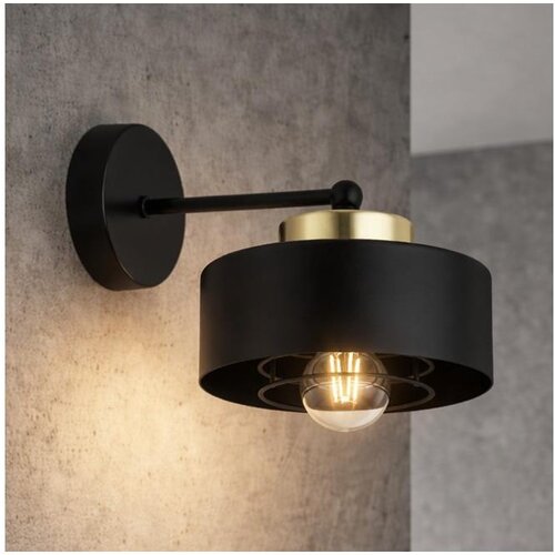  Brilagi - Zidna lampa 1xE27/60W/230V crna/zlatna Cene