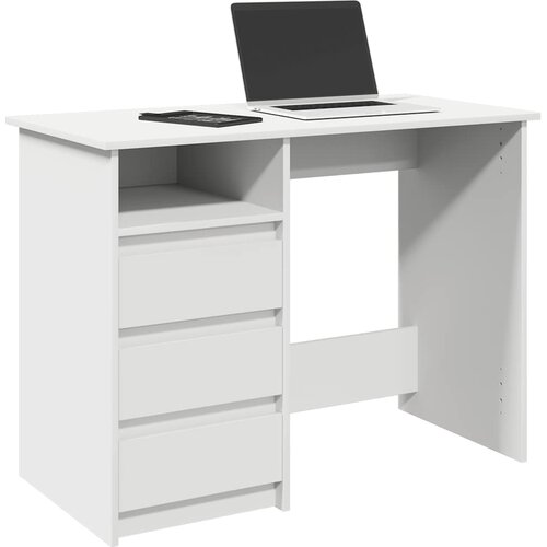 vidaXL Radni stol bijeli 102 x 50 x 75 cm od konstruiranog drva Cijene
