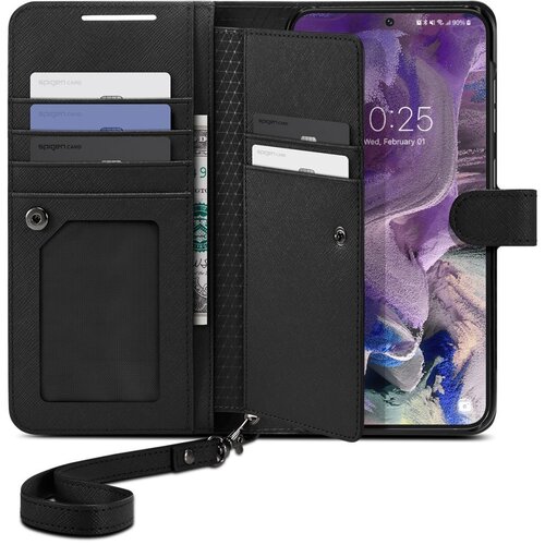 Spigen Wallet S Plus za Samsung Galaxy S23 - crna Slike