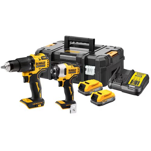 Dewalt DCK2062E2T set aku alata DCD709+DCF809 18V powerstack Slike