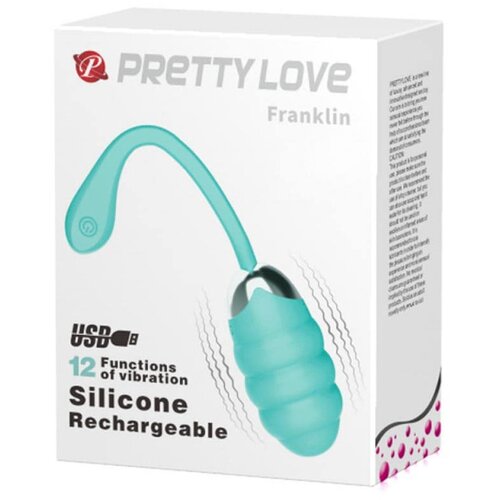  Punjivo tirkizno vibro jaje Franklin D01231/ 6186 Cene