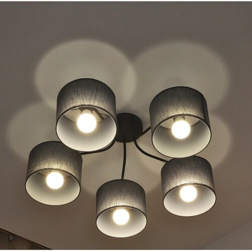  plafonski luster alba 5xE27/15W/230V siv Slike