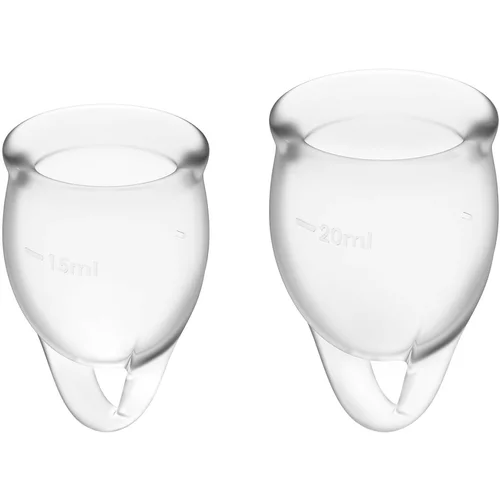 Satisfyer Feel Confident Menstrual Cup - Transparent