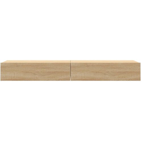  ormarići s LED svjetlima 2 kom boja hrasta 60 x 35 x 15,5 cm Slike