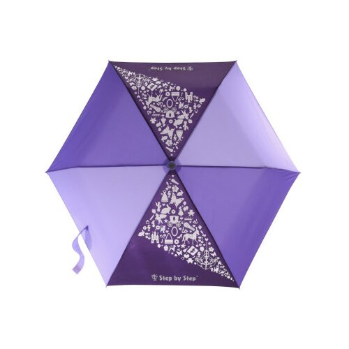 Step by Step Otro&amp;scaron;ki zložljivi dežnik s čarobnim učinkom, Purple Slike