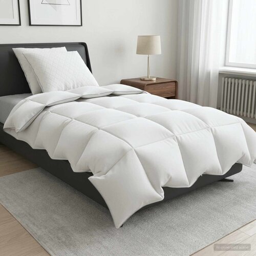  90% guska dol set FULDA 3 kom. 135 x 220 cm Zima 300 GSM Bijela Slike