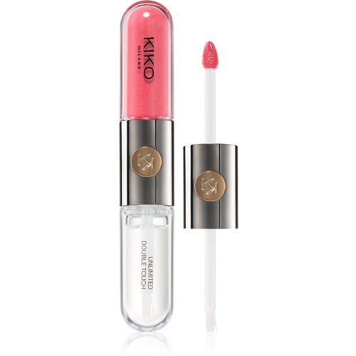 KIKO Milano Unlimited Double Touch dolgoobstojna tekoča &amp;scaron;minka odtenek 112 Satin Peach Rose 6 ml Slike