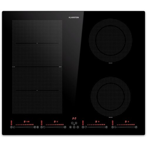 Klarstein Masterzone 60 Hybrid Indukcijska kuhalna plošča 9600 W, 4 Flex cone, tehnologija ThermoBoost, Smart Flex Cene