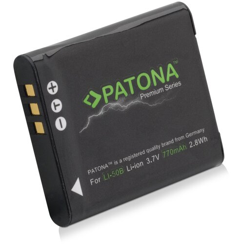 Patona baterija LI-50B za olympus mju 1010 / SP-720 / stylus TG-830, 770 mah kompatibilnost s originalnom baterijom Cene