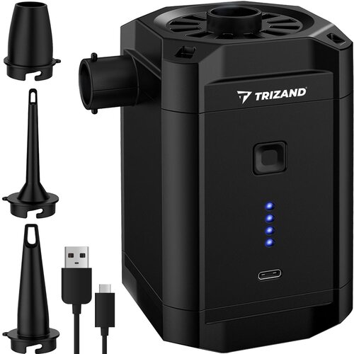  Akumulatorska tlačilka za vzmetnice in plažo - pumpa USB 5000mAh Cene