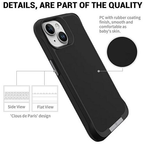 Max Mobile MM TPU IPHONE 16 - DROP-PROOF MAGSAFE KICKSTAND Black Slike