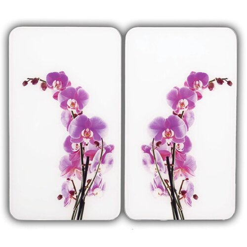 Wenko Set 2 staklena poklopca za štednjak Orchid, 52 x 30 cm Cijene