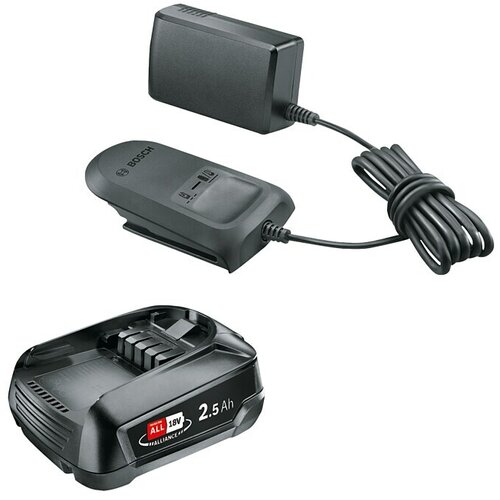 Bosch Power for All 18V Akumulator in polnilnik Starter-Set (18 V, 1 baterija, 2,5 Ah) productname.garantie.plussign BAUHAUS garancija 5 let za naprave na električni ali motorni pogon Cene