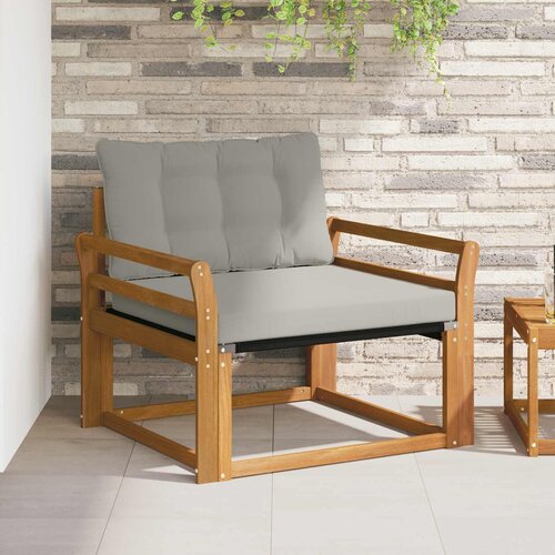  Set vanjskih sofa Čvrsto drvo akacije i Textilene Prirodna Smeđa 95,5 x 83 x 73 cm Cene