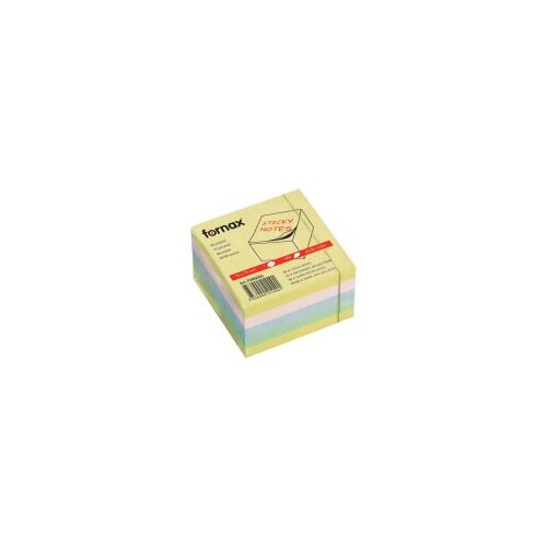 Fornax blok samolepljiv kocka 75x75mm 450L 5boja Slike